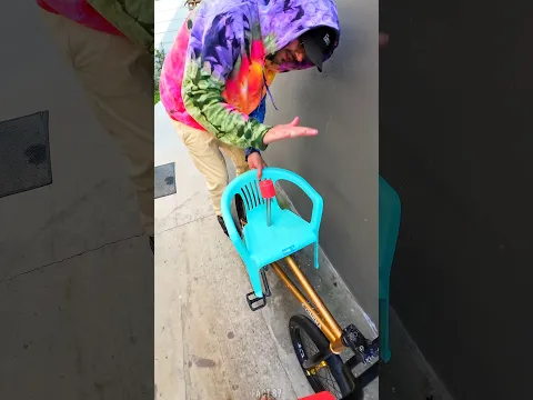 😱The boy modified his sister's bicycle.#shortvideo