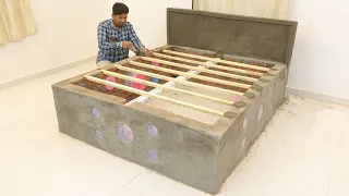 You Never Seen This - 👌🏻Superb Cement Hacks || CEMENT BED MAKING