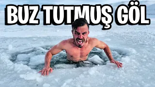 BUZ TUTMUŞ GÖLE DALDIM!!