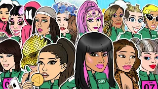 CELEBRITIES IN SQUID GAME (CARTOON Series)