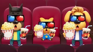 Pertama Kalinya Dodo di Bioskop | Menonton film di bioskop | Kebiasaan Baik | Kepala Polisi Labrador