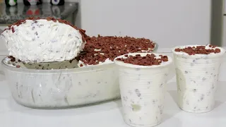 MISTURE LEITE CONDENSADO E CHANTILLY E FAÇA A SOBREMESA MAIS SABOROSA COM A PENAS 3 INGREDIENTES😮