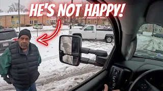 Their snow plow contractor didn't show up! Easy money for me!