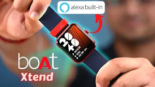 Boat Xtend Smartwatch Unboxing & Review 🔥| Built-In Alexa 🚀 | The Best SmartWatch Under 3K 🤩