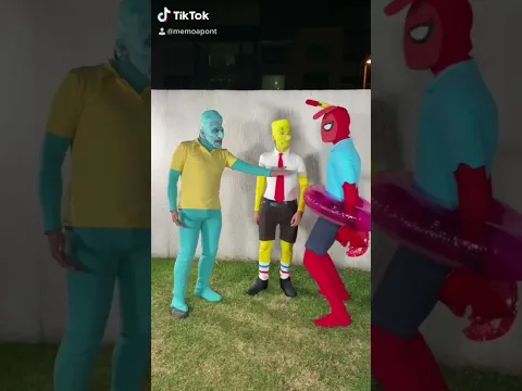 DE QUÉ COLOR ES MI CALZONCILLO… / Memo Aponte #bobesponja #nickelodeon #cosplay #disfraces