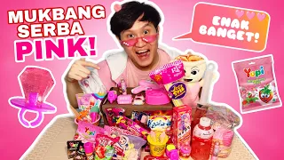 MAKAN SERBA WARNA PINK! | PINK FOOD MUKBANG | MAKAN SATU WARNA