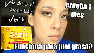 Prueba 1 mes usando el Jabon de Azufre - Realmente ayuda a pieles grasas!?
