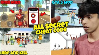New Update Gta 5 + Iron Man + Toy Car All Secret  Cheat Code 🤯 Indian Bikes Driving 3d New Update