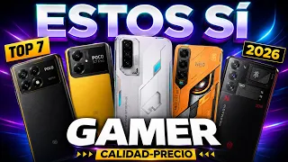 Top 7 MEJORES Celulares GAMER Calidad-Precio que SÍ Valen la Pena en 2026 🔥