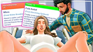 REALISTIC BIRTH IS FINALLY HERE! | Induce Labor, Dilation, C-Sections, Water Breaking | The Sims 4