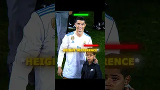 Ronaldo still thinks Junior is a little boy😂