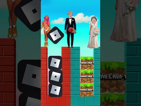 Who will win?🏆😂 Salish Minecraft vs Kat Roblox