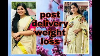 Post delivery weight loss