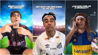 Las mejores imitaciones de futbolistas: Messi, Suárez, Neymar y más