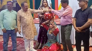 राजस्थान का मारवाड़ी मटकी डांस, जमानिया ग़ाज़ीपुर Up में, सभी दर्शकों के बीच किया मनमोहक नृत्य।