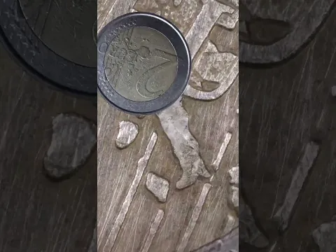 Euro Coin Loop! 💰 #infinite #loop #euro #money #coin #piggybank #macro #relax #satisfying #discover