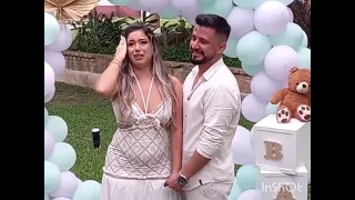 😭 OMG! She's Crying at her Gender Reveal Party ..What is the sex of the baby. (BOY 💚 or GIRL 💜)