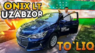 CHEVROLET ONIX 2021 LT O'ZBEKISTONDA ISHLAB CHIQARILADI UZABZOR TO'LIQ VIDEO OBZOR