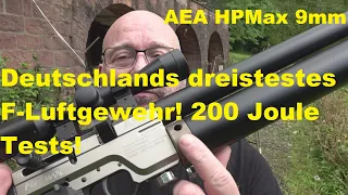 Betonplatten zertöppern - mit dem Luftgewehr? Echt jetzt?