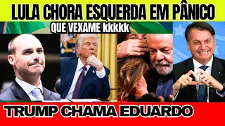 AGORA!!! LULA CHORANDO COM MAGNITSKY E JANJA, TRUMP CHAMA EDUARDO BOLSONARO 