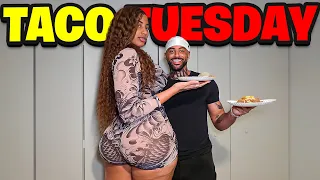 McQueen & 6'8 Cuban Angel Fernandez Cook Tacos!