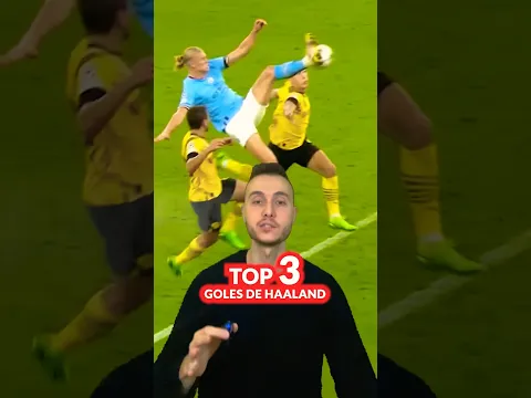 TOP 3 GOLES DE HAALAND #shorts #haaland #footballskills #mancity