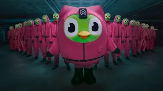 Korean or Get Eaten -  Duolingo x Squid Game