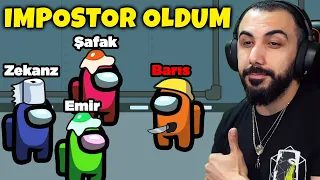İLK ELDEN IMPOSTOR OLDUM!! ESKİ EKİP YENİ AMONG US!!! | Barış Can