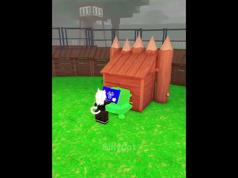 SillyCat Builds a Base😂 | 99 nights in the forest🌲 #99nightintheforest #99nights #roblox