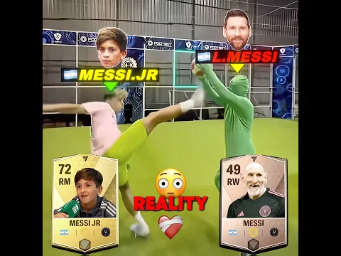 Messi Junior Video x Reality Skills 😭😂