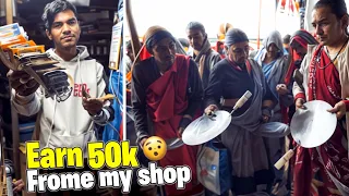 आज अपनी दुकान से 50 हजार रुपए कमा लिये🤫|| Raj Vllloger