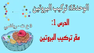 👑الوحدة 1: تركيب البروتين✍🏻الدرس1: مقر تركيب البروتين🍖[علوم تجريبية+رياضيات] بسم الله سنبدأ رحلتنا