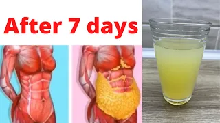 Bu içeceği sabah iç ve 7 gün sonra şok olacaksın. Tüm vücut yağları kaybolur.