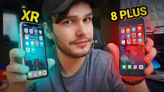 IPHONE XR vs IPHONE 8 PLUS - QUAL VALE MAIS A PENA COMPRAR?