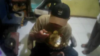 Vlog aku lagi makan bang