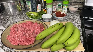 Tajadas con carne molida muy ricas