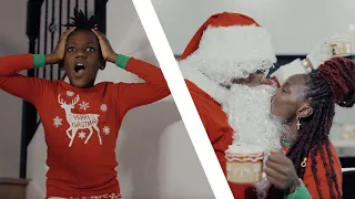 Mommy Kissing Santa Clause - Super Siah