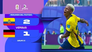 ¡¡#ECUADOR SE LO DIO VUELTA A #ALEMANIA Y LOGRÓ la HEROICA!! | Ecuador 2–1 Alemania | Resumen