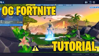 How to play OG Fortnite *TUTORIAL* FMOD (CHAPTER 1 SEASON 8 + FOV SLIDER)