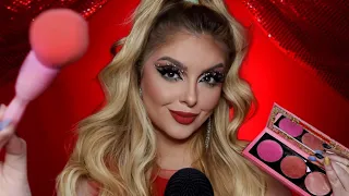 ASMR 2 minutes makeup roleplay | ASMR TE MAQUIANDO EM 2 MINUTOS!