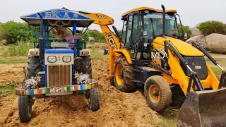 Swaraj 744 FE power plus tractor with fully loaded trolley | John Deere tractor power | CFV