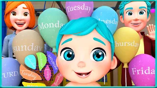 Days of the Week Song  + MORE Nursery Rhymes & Kids Song |  @SuperkidsNurseryRhymesBabySong