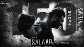 Salaar Teaser | Prabhas, Prashanth Neel, Prithviraj, Shruthi Haasan, Hombale Films, Vijay Kiragandur