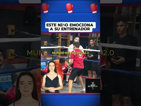 Este niño emociona a su entrenador #boxeo #boxing #box
