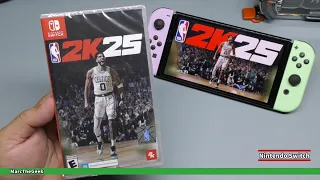 NBA 2K25 Unboxing & Gameplay on Nintendo Switch