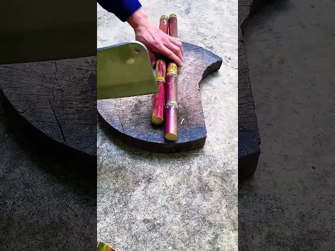 Fresh Sugarcane CuttingPreparing Sugarcane for Juice 🎋 #farming101 #satisfying
