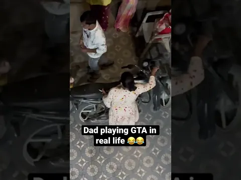 My Dad playing GTA in real life 😂😂 #dynamogaming #shorts #ytshort #ytshortsindia #hydra #gta