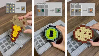 Crafting Minecraft items BUT Lego Compilation! | Part 2