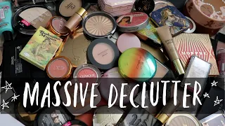 MASSIVE DECLUTTER | BLUSH, BRONZER & HIGHLIGHTER!