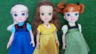 8 Minutes Disney princesses Collection ASMR Satisfying Unboxing | Disney Princss Doll DIY Miniature